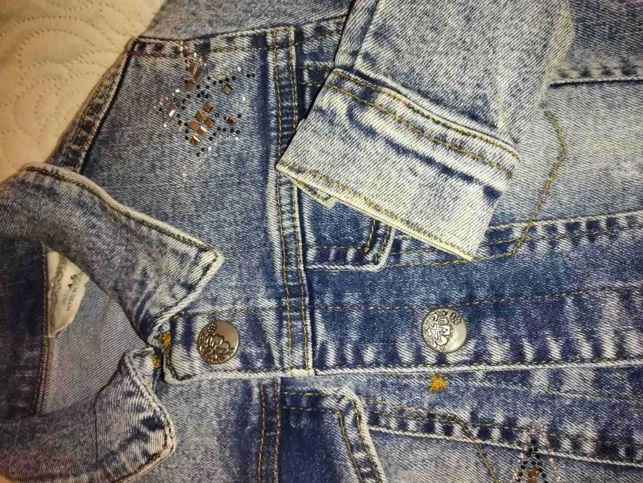 ЛОТ 15лв-леко ватирано яке+дънково яке+яке бомбър,за момиче н.92