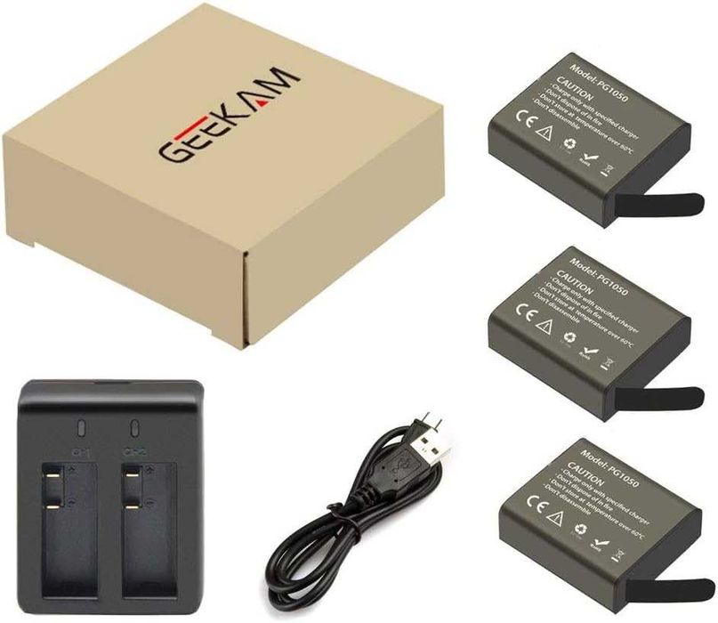 Батерия за екшън камера 3 x 1050mAh