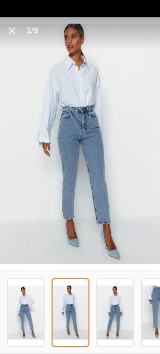 Jeans mărimea 38 noi cu eticheta Trendyol