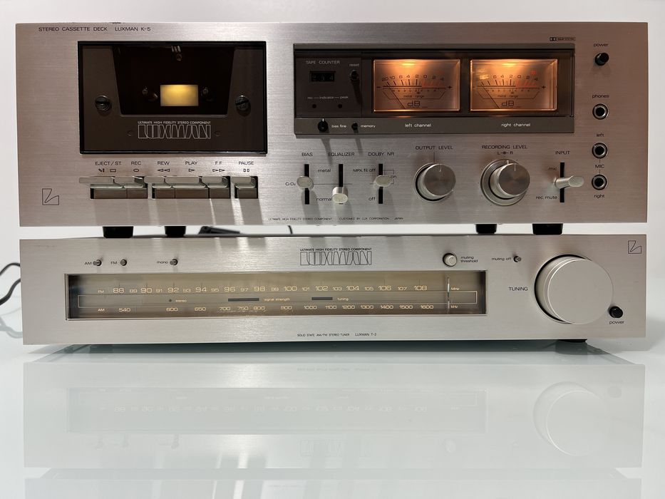 Deck Luxman K-5 si Tuner Luxman T2