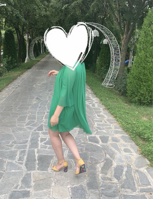 Rochie Poema verde, nr.36