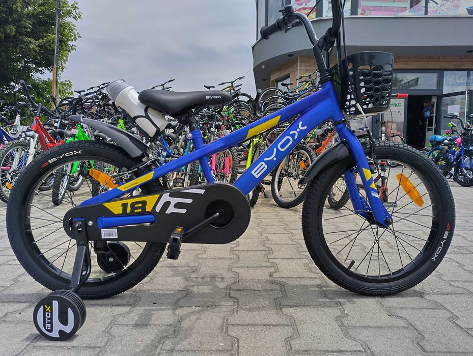 BYOX Велосипед 18" CHALLENGE син