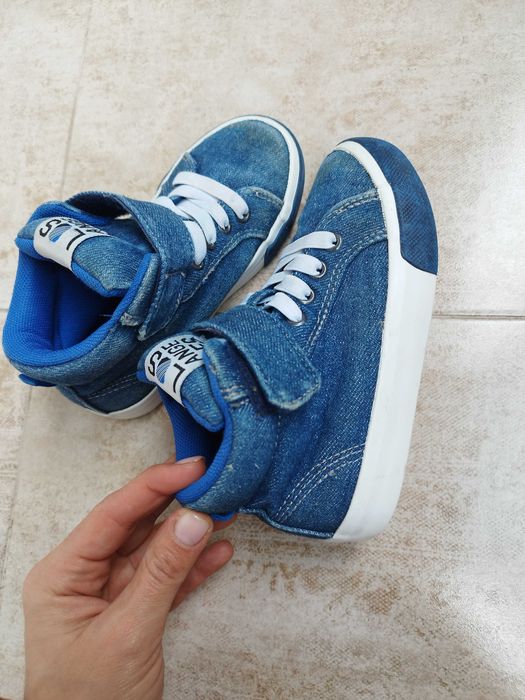 Детски плътни кецове от деним Los Angeles