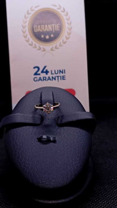 Inel Aur 14 k 1.60 grame Certificat de garantie  b33121 (ag15)