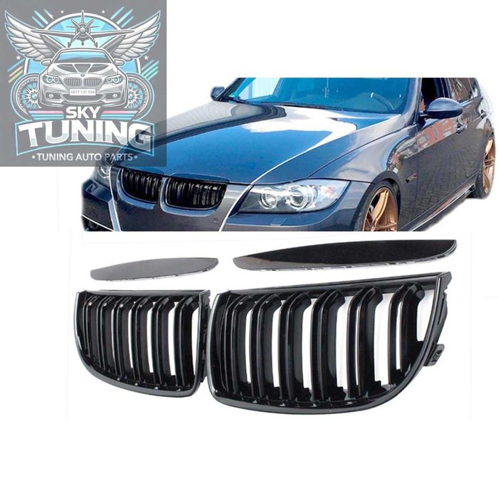 Двойни Решетки бъбреци Ф10/Ф11/Ф30/Ф31/Ф32/Ф36/Е60/Е61/Е90/Е91/Е46/LCI