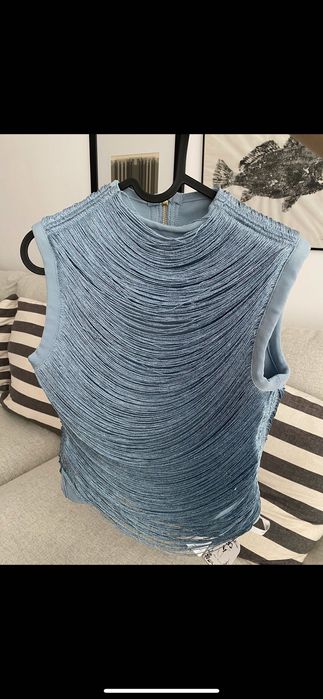 Комплект от две части в светло синьо