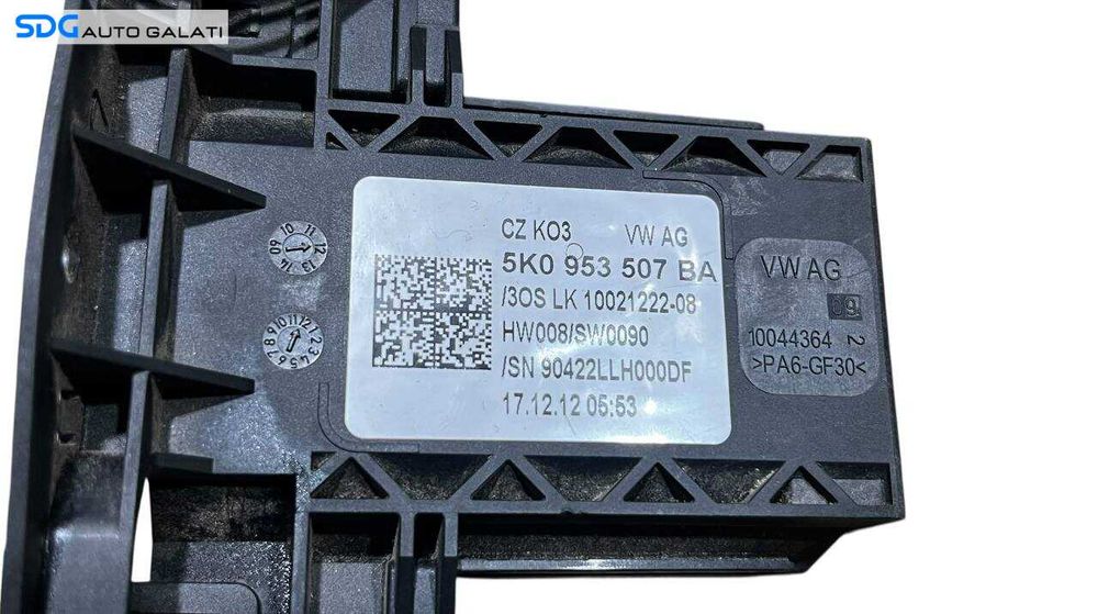 Ansamblu Maneta Manete Semnalizare Tempomat Pilot Automat Stergatoare Volkswagen EOS 2006 - 2010 Cod 5K0953507BA [L6072]