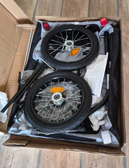 Remorcă bicicletă pt. animale de companie sau bagaje