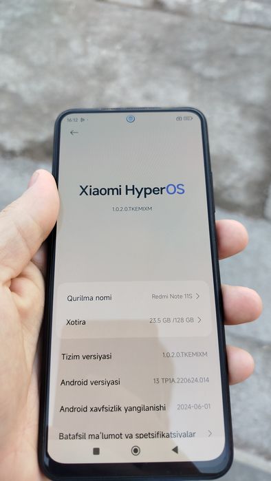 Redmi note 11 S. SOTILADI