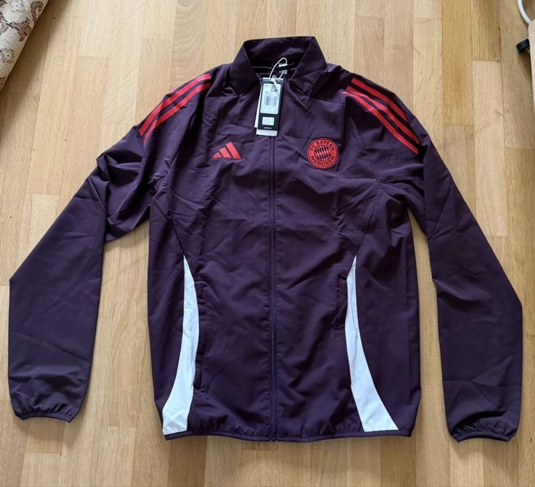 Bluză adidas FC Bayern München sezonul 24/25, Bordeaux,mărimea XS