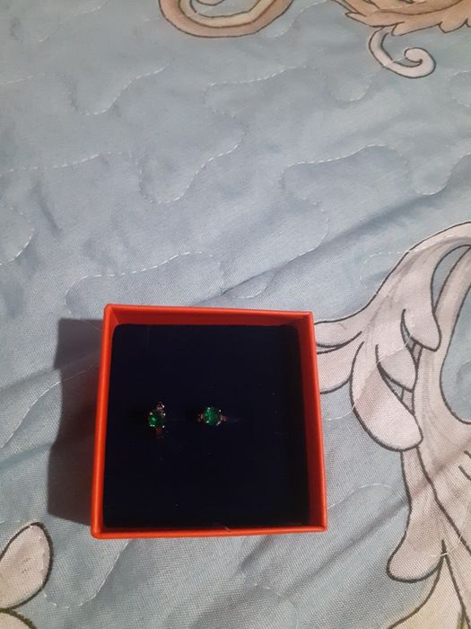 Сережки серебряные новые