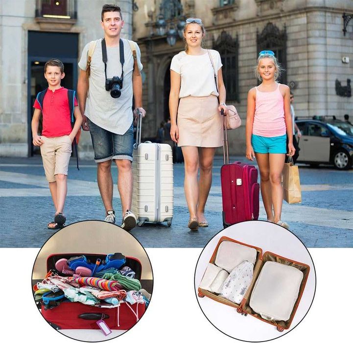 Органайзери за куфар OSDUE – комплект 10 броя, водоустойчиви