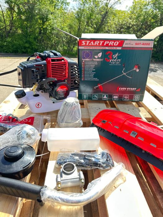 Motocoasă pe benzină StartPro SGT-4000, motor 2T, 52 cm³, 1750W
