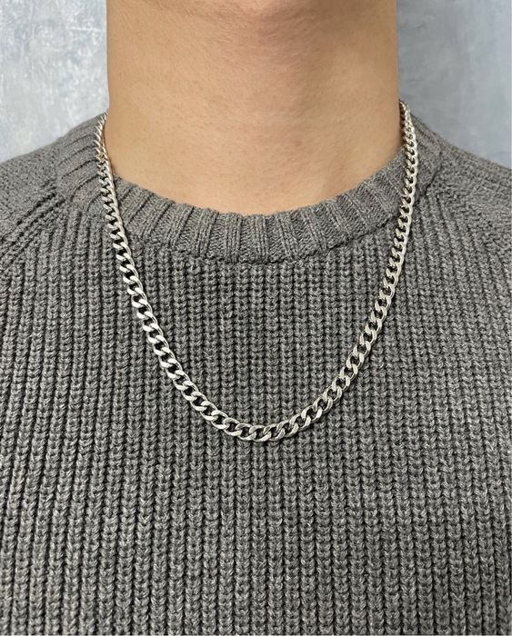 Мужская цепь из титана