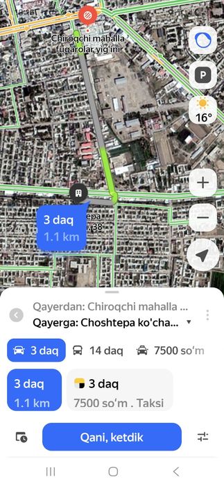 Чирокчи район марказида 6 сотихли  Уй сотилади