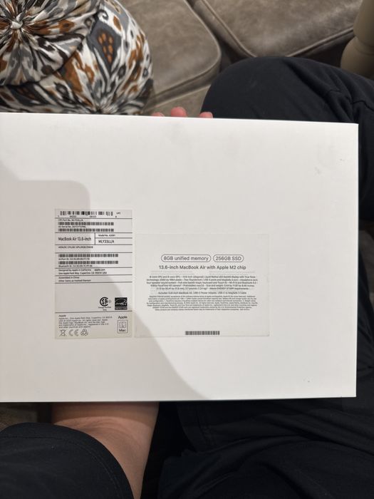 Macbook Air M2 8gb 258gb Midnight Blue