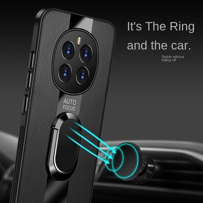 Honor Magic 7 Lite / PORSCHE Кожен кейс гръб с магнитен пръстен