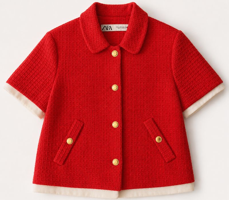 Красный пиджак Zara