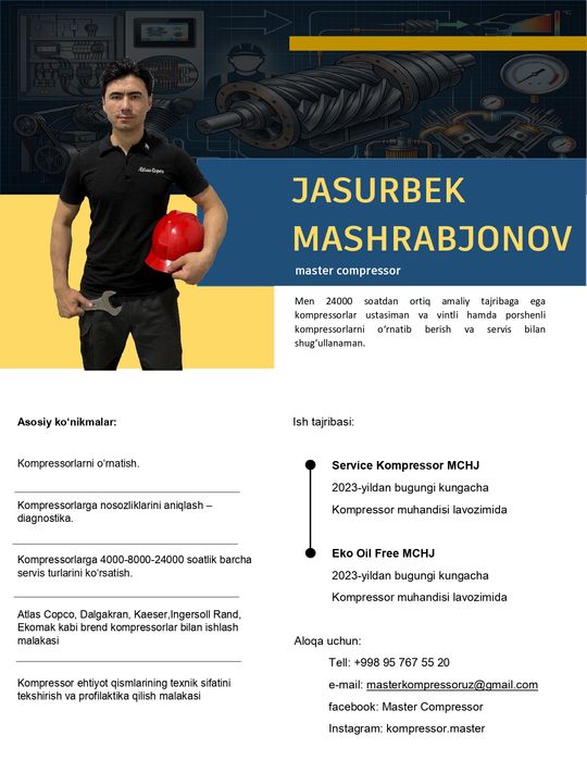 Ремонт и Сервисные услуги для компрессоров