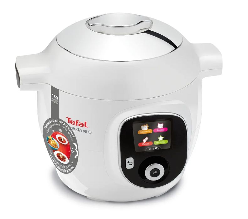 Multicooker inteligent cu gatire sub presiune Tefal Cook4Me+ CY851130