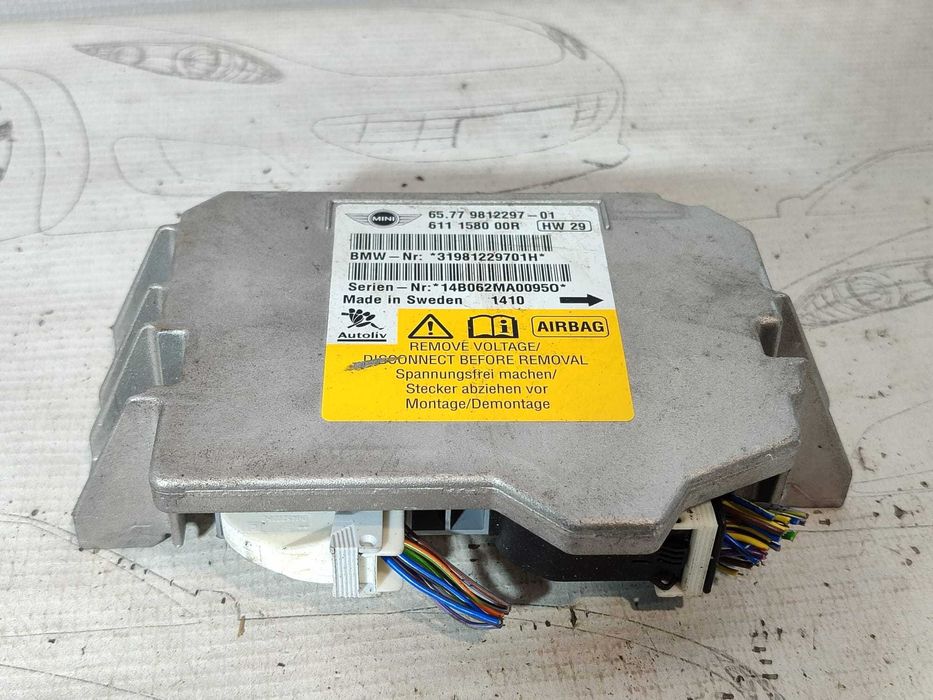 Calculator airbag Mini Cooper R60 R61 2011-2016 2014 2.0 Diesel Cod OEM: 65779812297 (5E3)