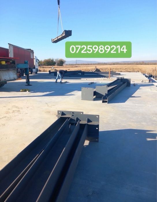 Vand structura metalica din profile HEA 240 260 si IPE 270 300