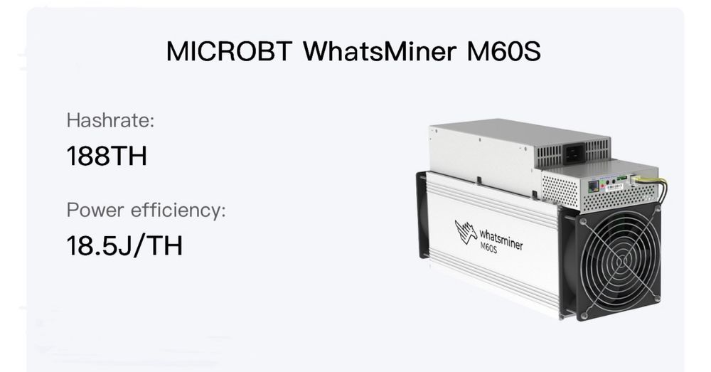 Whatsminer M60 S