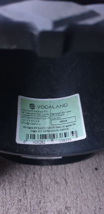 Rigola plastic Vodaland Easy, exterioara, pentru scurgere apa pluviala