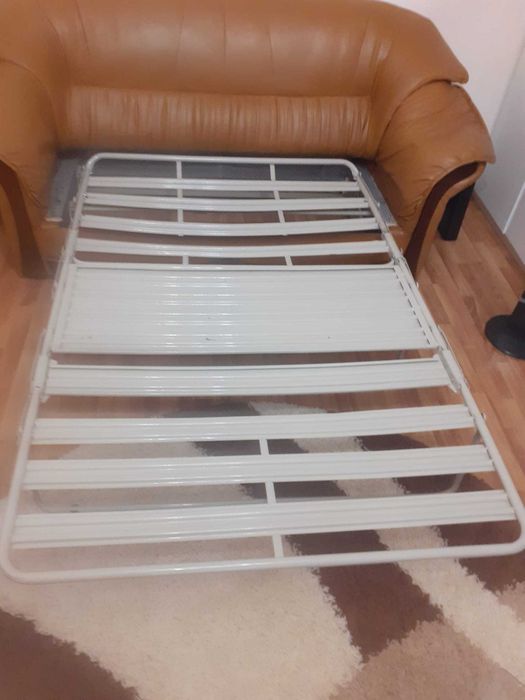vand canapea + 2 fotolii din piele ecologica