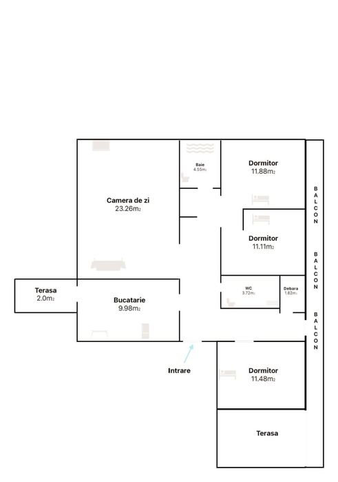 Proprietar vand apartament cu 4 camere