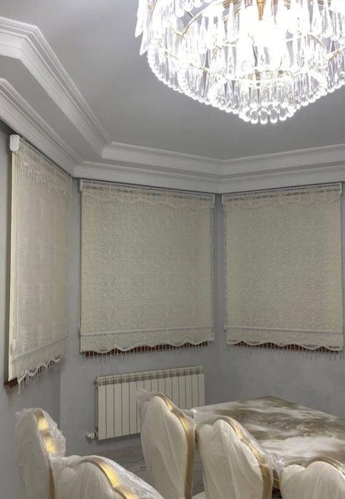 Рулонные шторы,Зебра,Дуэт шторы