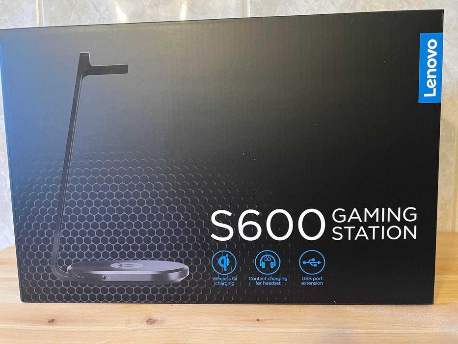 Stand Casti Lenovo Legion S600 Gaming Station, Incarcator Wireless