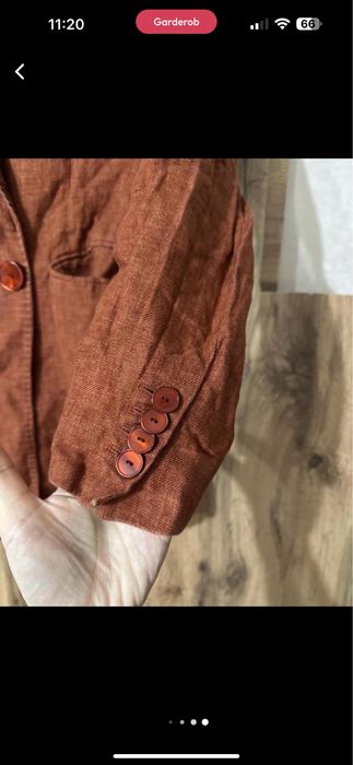 Massimo dutti  пиджак лён 100%