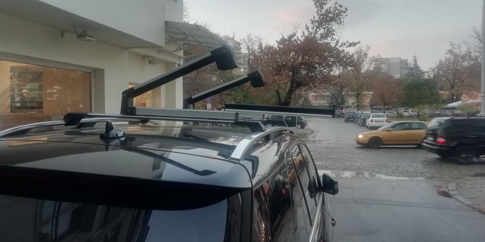 Телескопичен Ски багажник  4-6 чифта ски, 2-4 сноуборда.