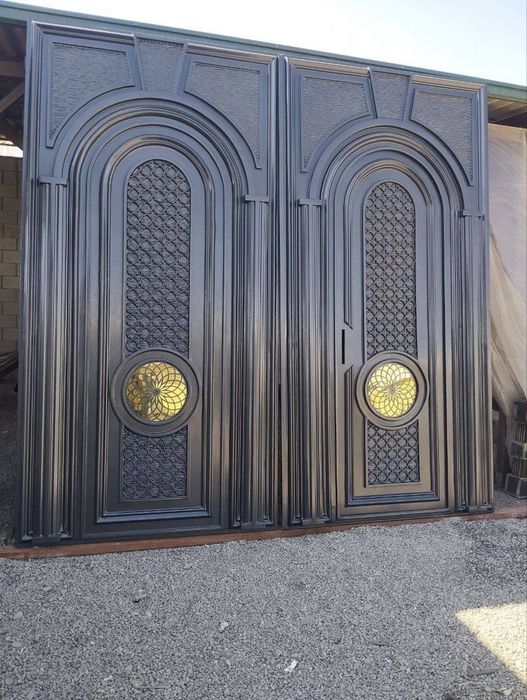 Темир дарвоза|навес|перила| Бўка