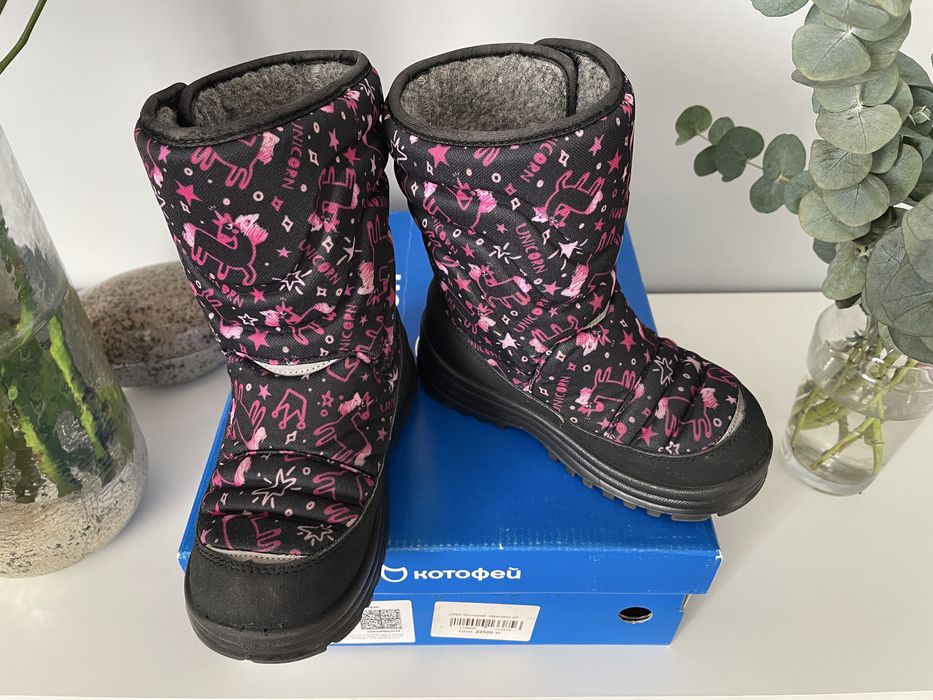Сапожки на девочку Geox, The north face, Котофей
