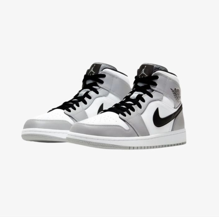 Adidasi Air jordan 1 Mid ,,light Smoke Grey’’