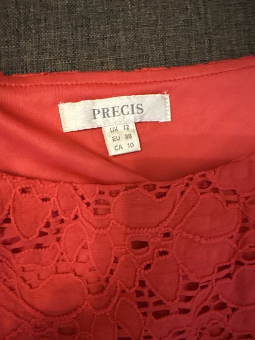 Rochie rosie dantela mar 38S