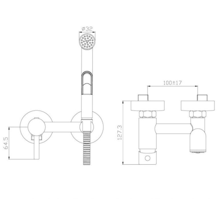 Гигиенический душ б/у