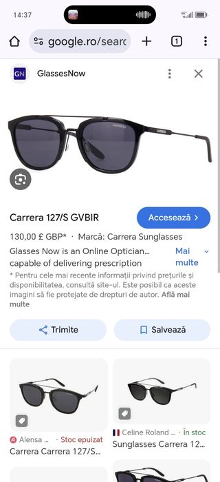 Ochelari de soare Carrera