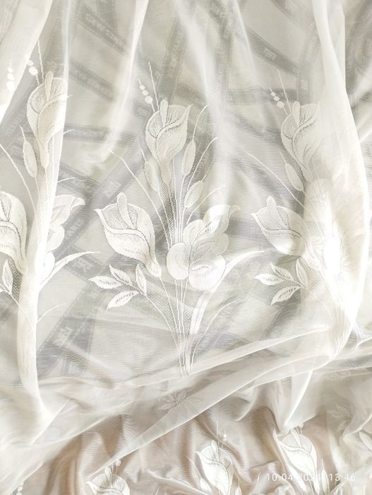 Шторы 2 шт, тюль