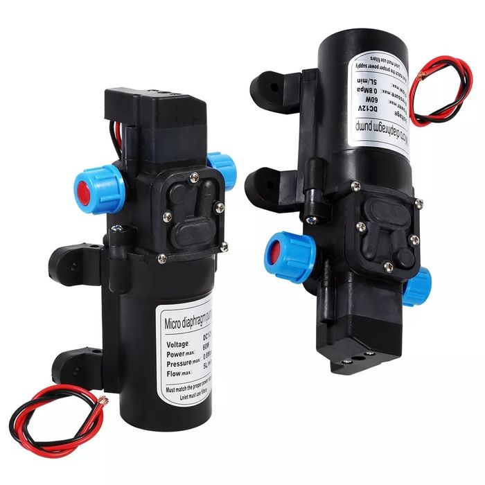 Pompa de apa cu presostat 12V  debit 5L/minut rulote fast food dusuri