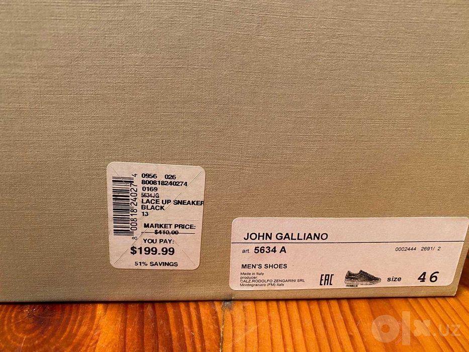 Обувь от бренда JOHN GALLIANO