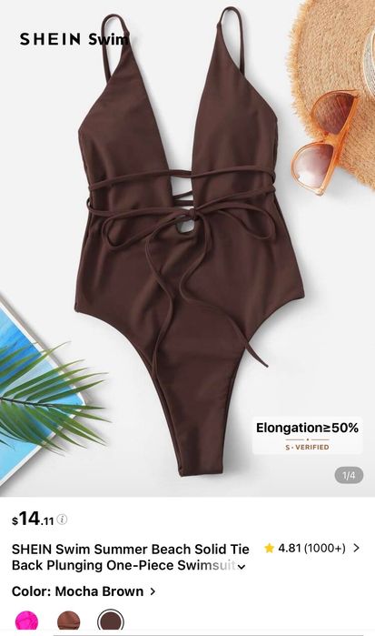 Нови бански, размер С, 6 Евро броя