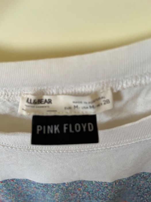 Бяла тениска на Pink Floyd