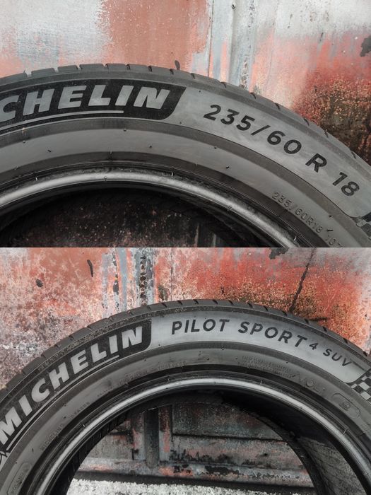 1бр. лятна гума 235/60/18 Michelin Pilot Sport 4, SUV, dot24