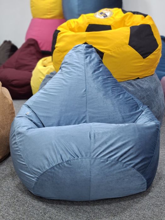 Кресло мешок от The NOM, бин бэг, оригинал наполнителя, сервис