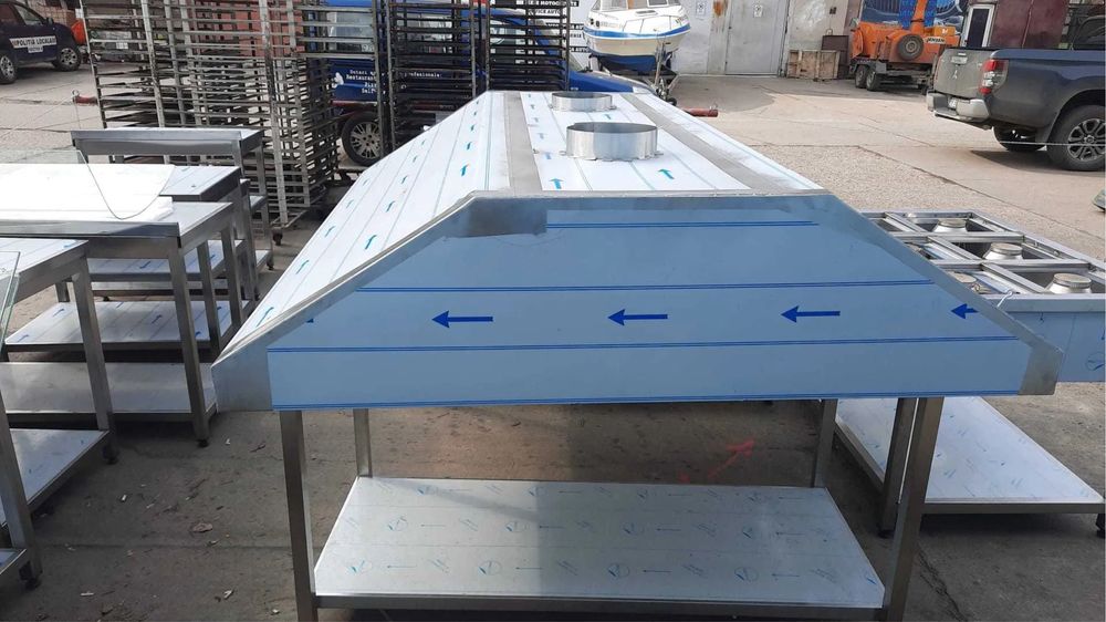 Mobilier horeca / mese de inox / hote de inox / spalator de inox