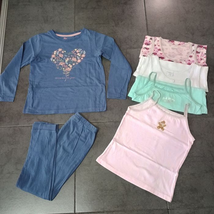 Лот от пижама и потници 110/116 размер