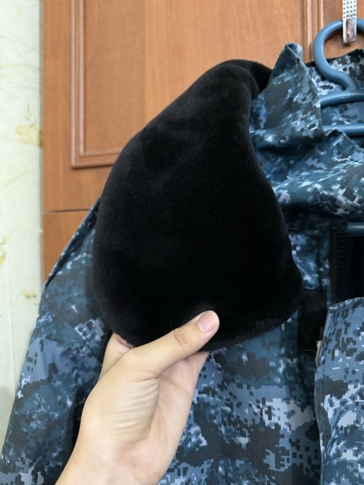 Бушлат зимный синий